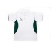 White Playing Shirt- Navy Blue Mesh - Simply Cricket 