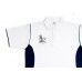 White Playing Shirt- Navy Blue Mesh - Simply Cricket 