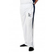 White Playing Trousers- Navy Blue Mesh - Simply Cricket 